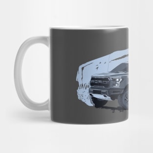 Ford Raptor - raptor dinosaurus background Mug